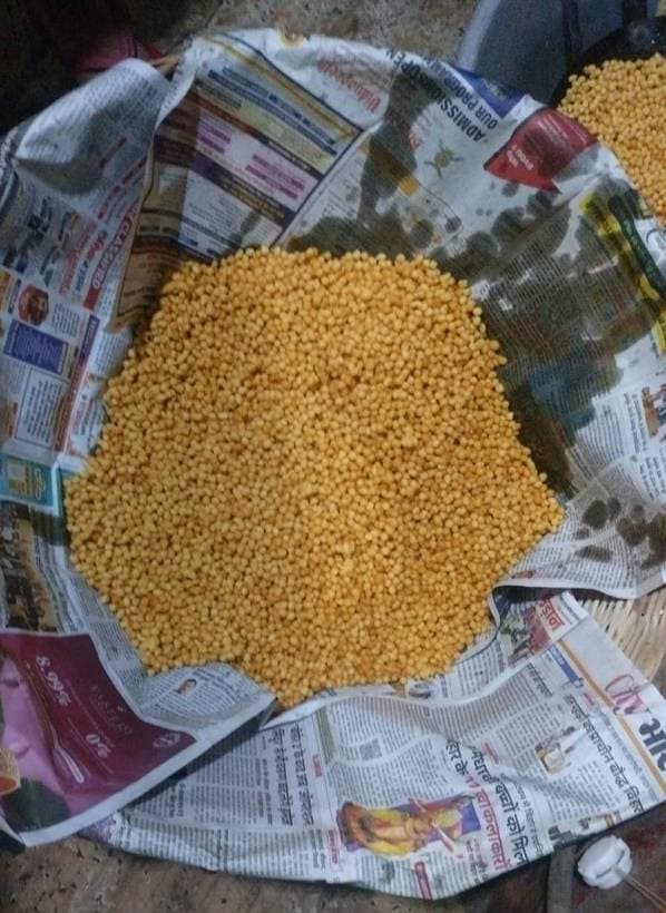 बूंदी दाना फ्राई — ताज़ा तली गई बूंदी